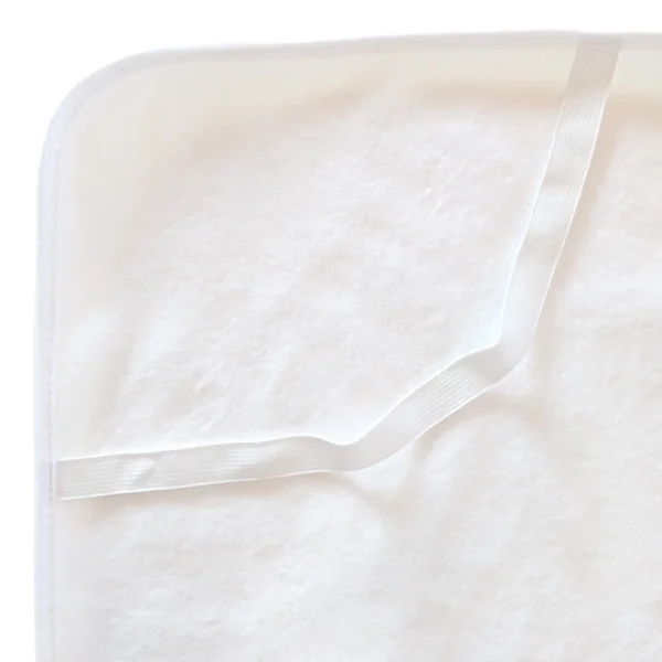 Alèse plate 110x190 cm ACHUA molleton 100% coton 400 g/m² matelas 15cm à 23cm