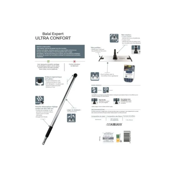 Balai expert Ultra confort + une microfibre