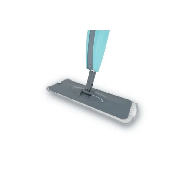 Balai serpillère microfibre avec vaporisateur GoodHome gris et bleu L.124 x l.12 cm