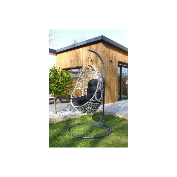 Balancelle de jardin Samoa écru 75 x 210 cm DCB GARDEN