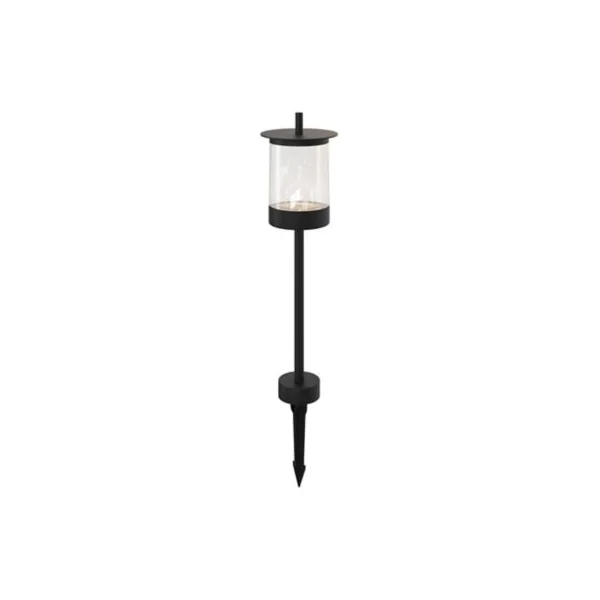 Balise à piquer extérieures Beret Led intégrée 2x160lm 7w IP44 GoodHome noir vendue par 2