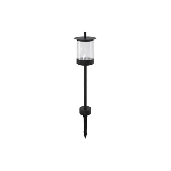Balise à piquer extérieures Beret Led intégrée 2x160lm 7w IP44 GoodHome noir vendue par 2