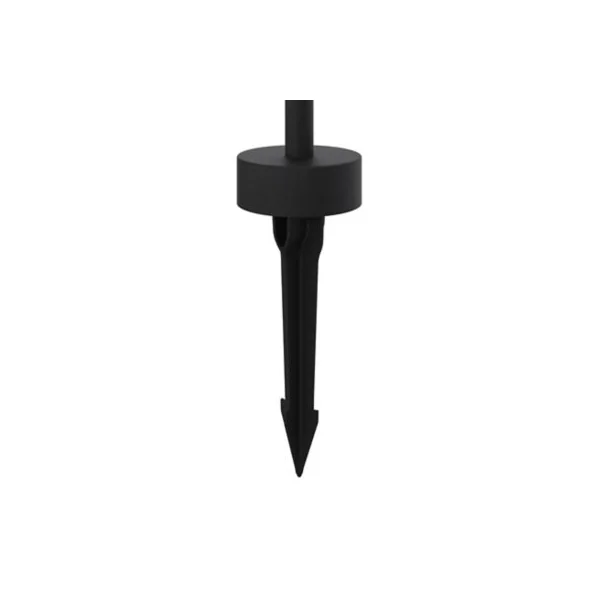 Balise à piquer extérieures Beret Led intégrée 2x160lm 7w IP44 GoodHome noir vendue par 2