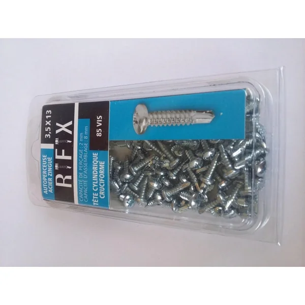 Blister Vis Autoperçeuse Ø3,5XL13mm TCC