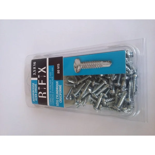 Blister Vis Autoperçeuse Ø3,5XL16mm TCC