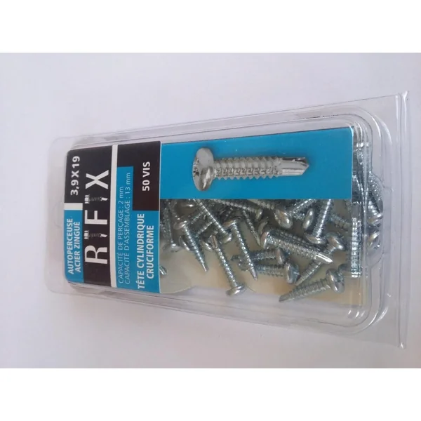 Blister Vis Autoperçeuse Ø3,9XL19mm