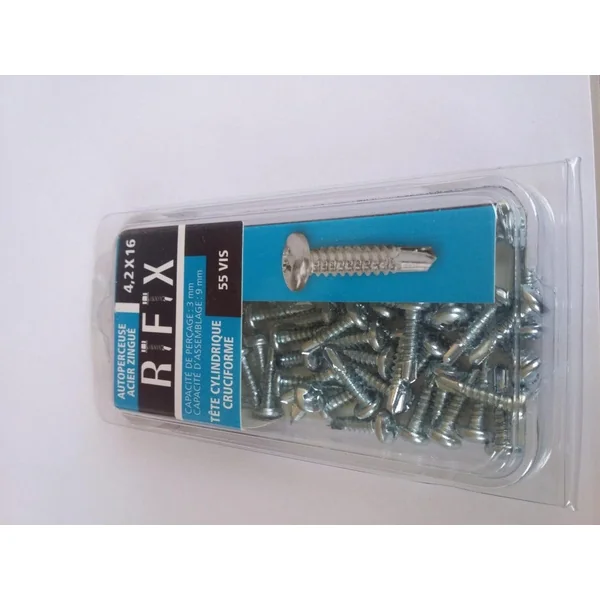 Blister Vis Autoperçeuse Ø4,2XL16mm TCC