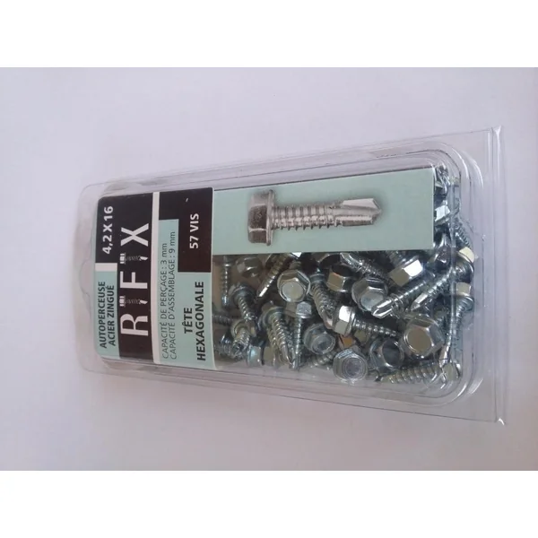 Blister Vis Autoperçeuse Ø4,2XL16mm TH