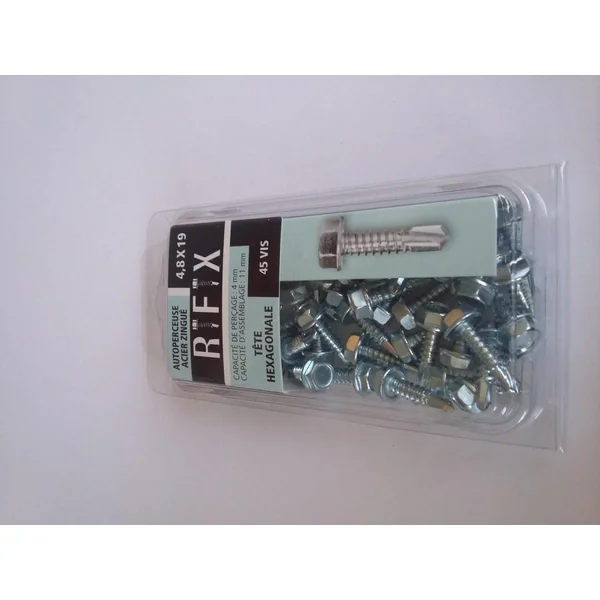 Blister Vis Autoperçeuse Ø4,8XL19mm TH