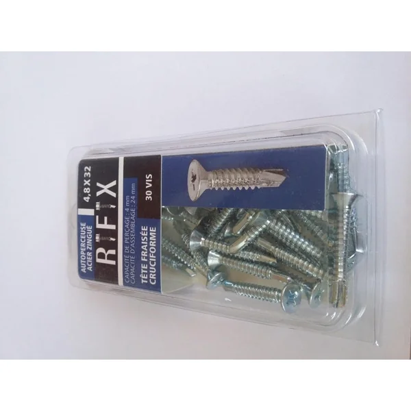 Blister Vis Autoperçeuse Ø4,8XL32mm TFC