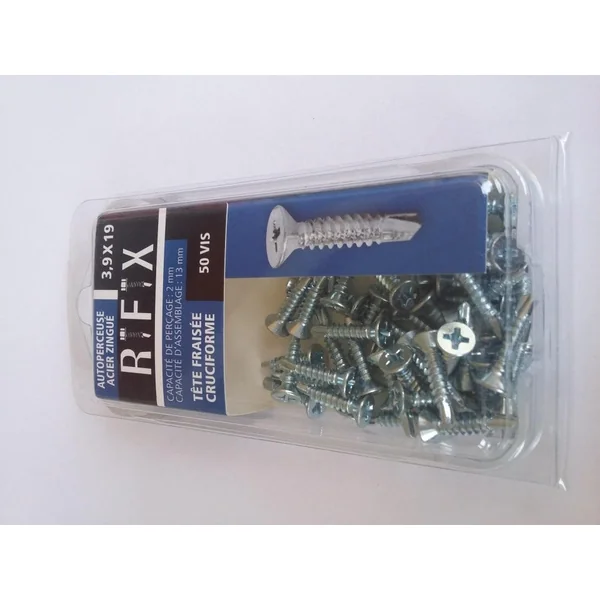 Blister Vis Autoperçeuses Ø3,9XL19mm