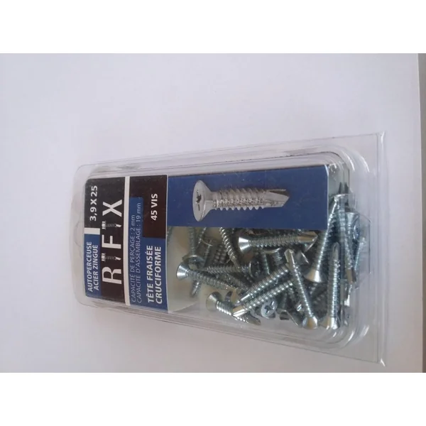 Blister Vis Autoperçeuses Ø3,9XL25mm TFC