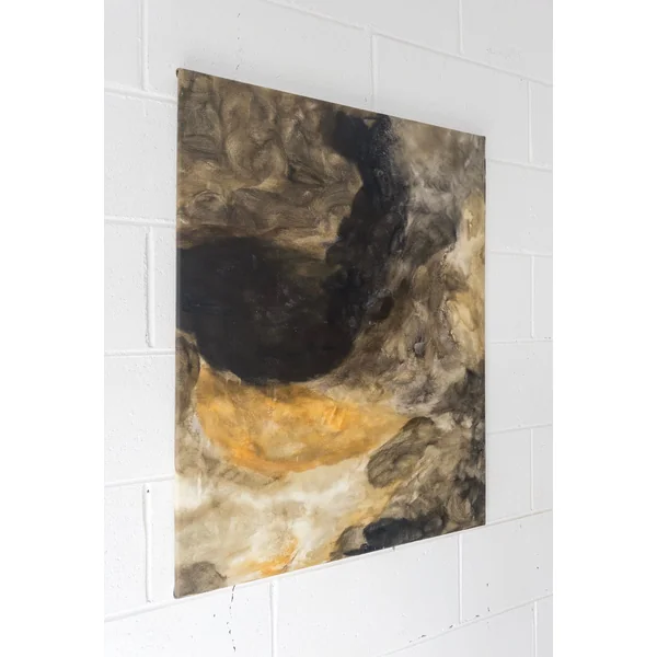 “Bodies Entwined I” (mixed media on canvas), original art piece