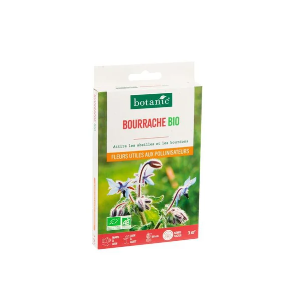 Bourrache bio botanic® - graines à semer (3 m²)