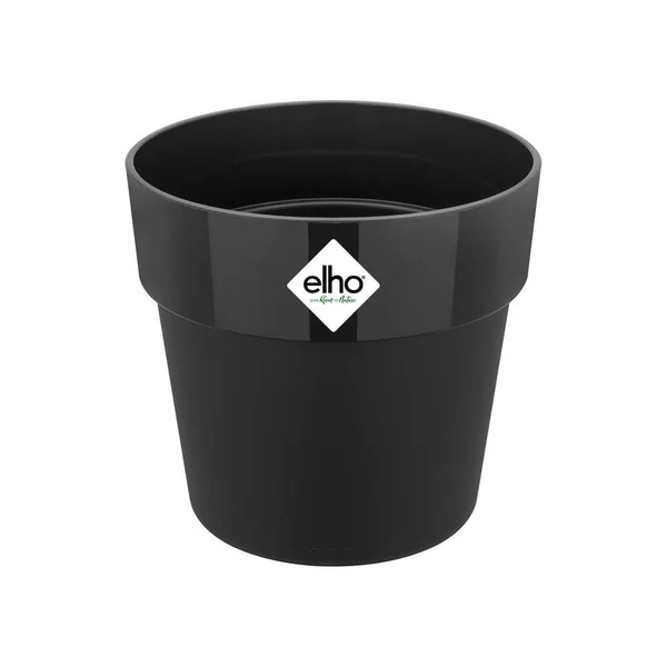 Cache-pot en polypropylène Elho B.for original rond living noir - Ø 18 cm