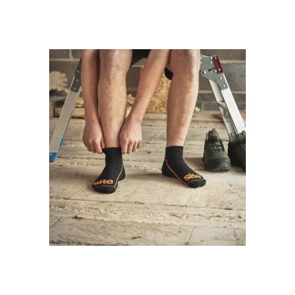 Chaussette Site Willstrop noir taille 41-45 vendue par 5 pièces