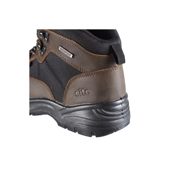 Chaussures de sécurité hautes Onyx imperméables marron Site taille 40
