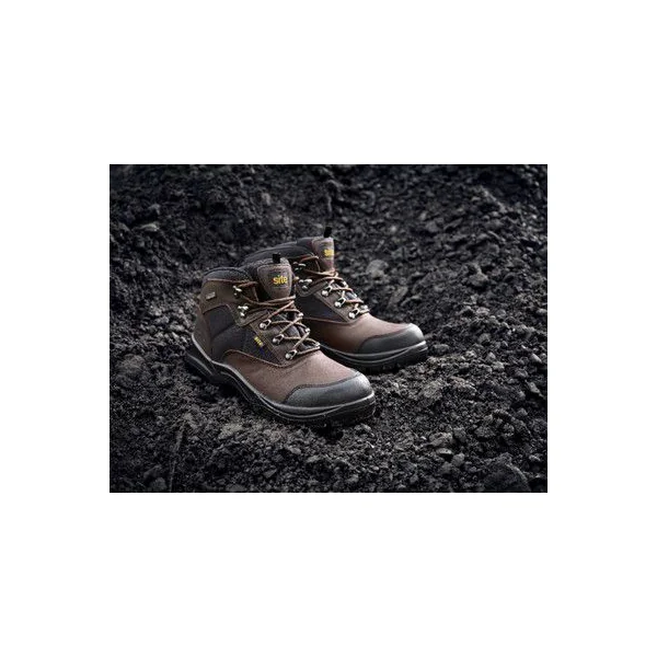 Chaussures de sécurité hautes Onyx imperméables marron Site taille 42