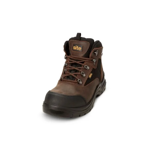 Chaussures de sécurité hautes Onyx imperméables marron Site taille 43