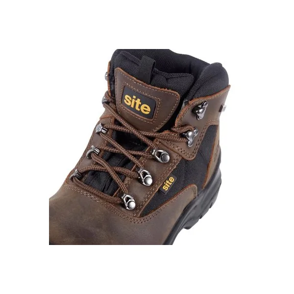 Chaussures de sécurité hautes Onyx imperméables marron Site taille 43