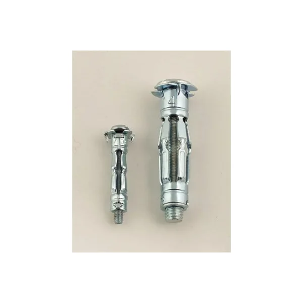 Cheville mécanique à expansion M8x53 + vis tête cylindrique M8x60 prémontées, 6 pièces