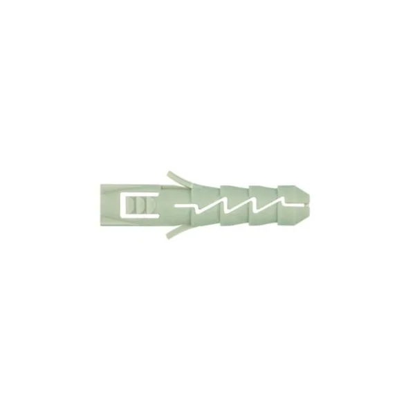 Cheville pour murs pleins vendue par 50 Diall en nylon Ø.5 x L.25 mm