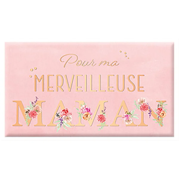 Chocolat au lait bio « Pour ma merveilleuse maman » Art Grafik - 40 g