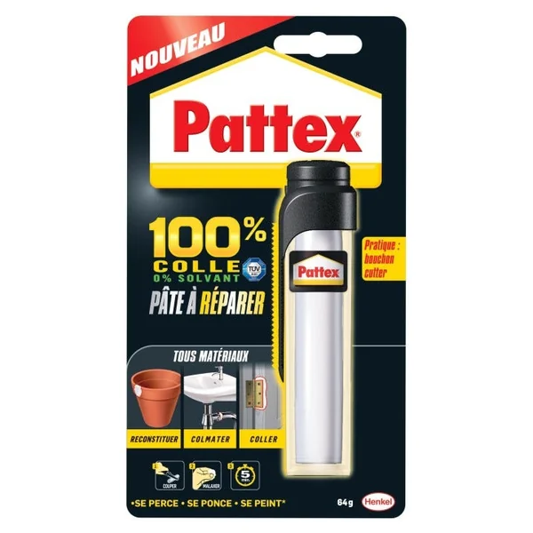 Colle pâte à réparer Express 64 g PATTEX