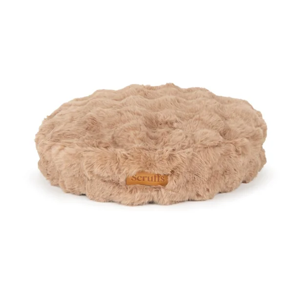 Corbeille ronde pour chat Alpine coloris marron Scruffs - 50 cm