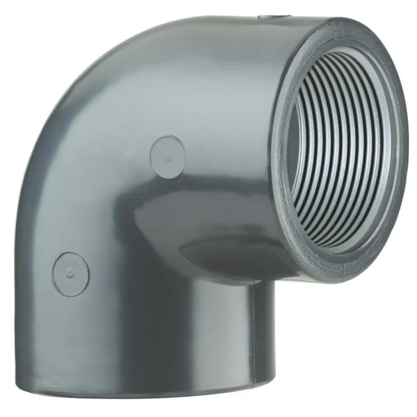 Coude à 90° taraudé fileté PVC 1-1/4"