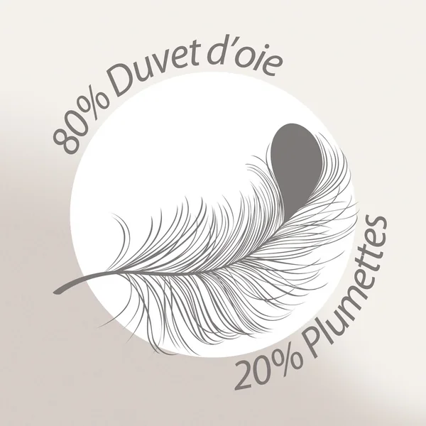 Couette 140x200 cm été CAP NORD garnissage naturel duvet d'oie 250 g/m2