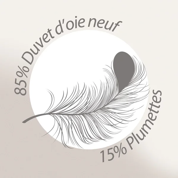 Couette 300x300 cm été VELAY LUXE garnissage naturel duvet d'oie 200 g/m2