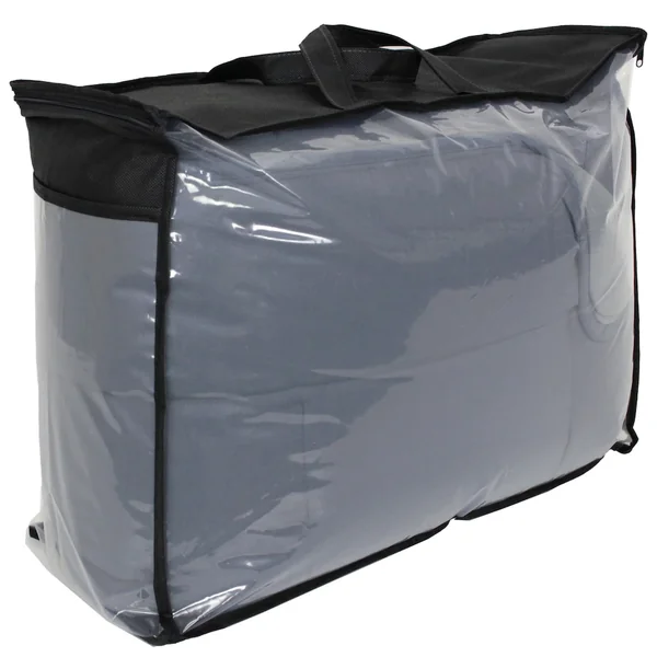 Couette hiver 200x200 cm COCOON BICOLORE Acier/Argent garnissage fibre polyester 400 g/m2
