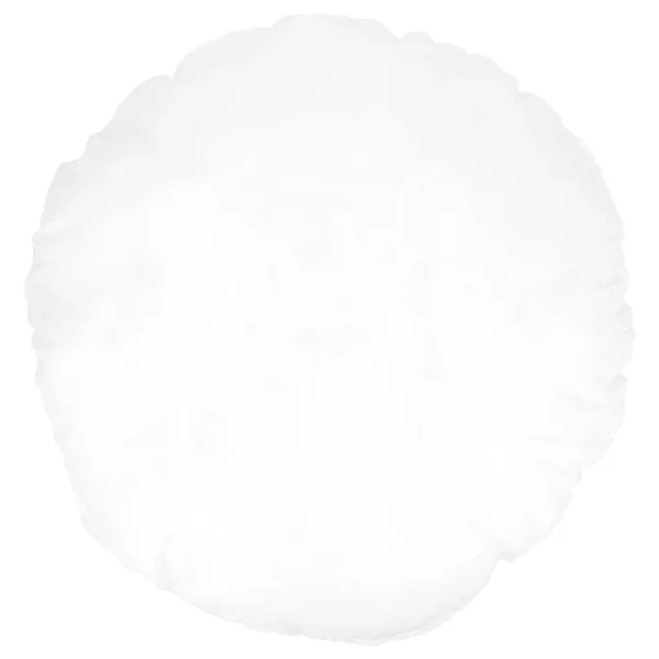 Coussin à recouvrir rond 40 cm C BULLET Blanc garnissage polyester