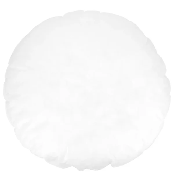 Coussin à recouvrir rond 45 cm C BULLET Blanc garnissage polyester