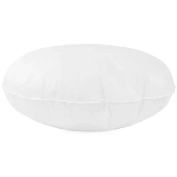 Coussin à recouvrir rond 45 cm C BULLET Blanc garnissage polyester