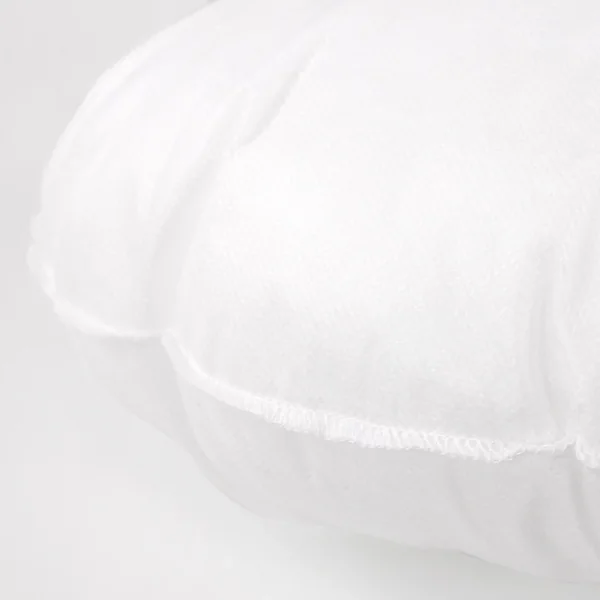 Coussin à recouvrir rond 45 cm C BULLET Blanc garnissage polyester