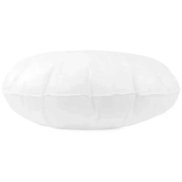 Coussin à recouvrir rond 55 cm C BULLET Blanc garnissage polyester