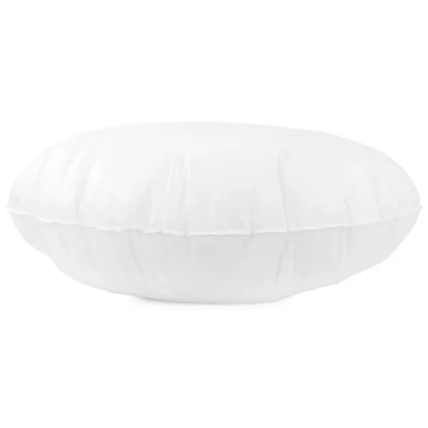 Coussin à recouvrir rond 60 cm C BULLET Blanc garnissage polyester