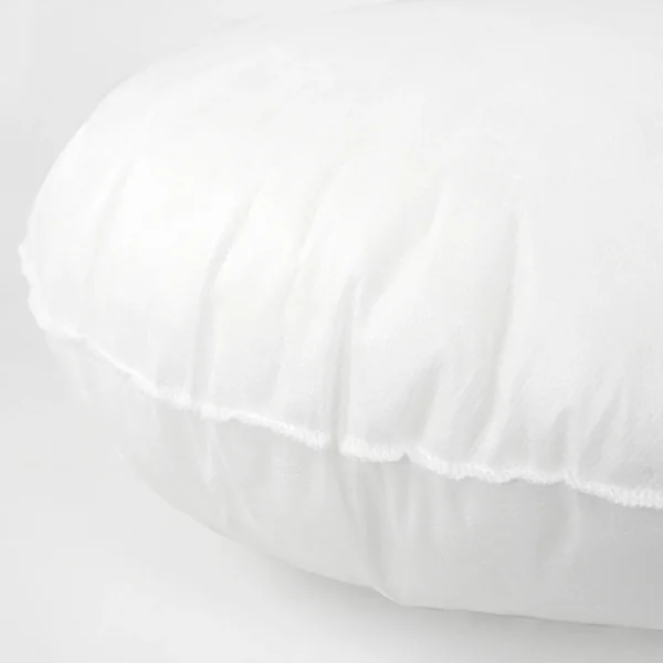 Coussin à recouvrir rond 60 cm C BULLET Blanc garnissage polyester
