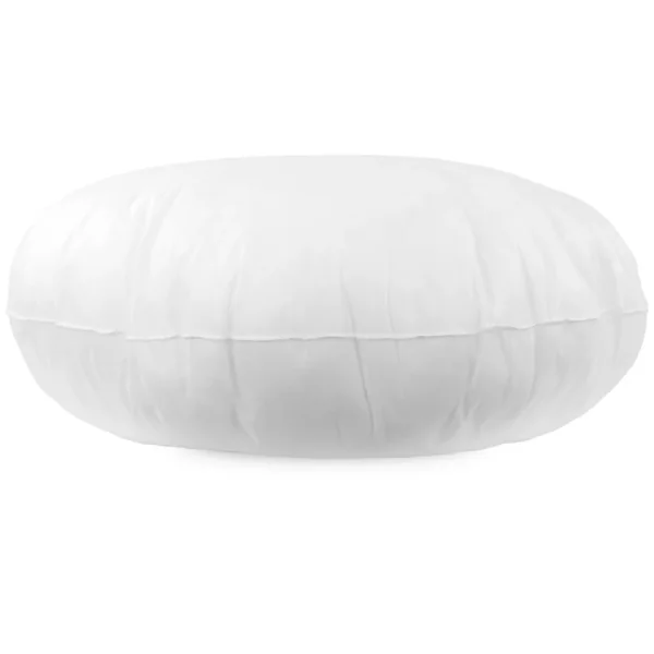 Coussin à recouvrir rond 80 cm C BULLET Blanc garnissage polyester