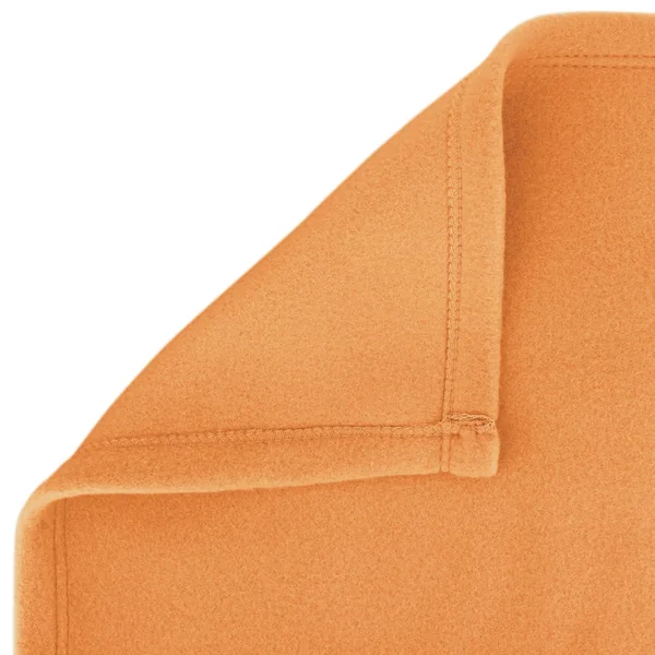 Couverture polaire 180x220 cm Isba, Miel - 100% Polyester 320 g/m2, traité non-feu