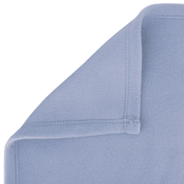 Couverture polaire 180x220 cm Isba, Myosotis - 100% Polyester 320 g/m2, traité non-feu