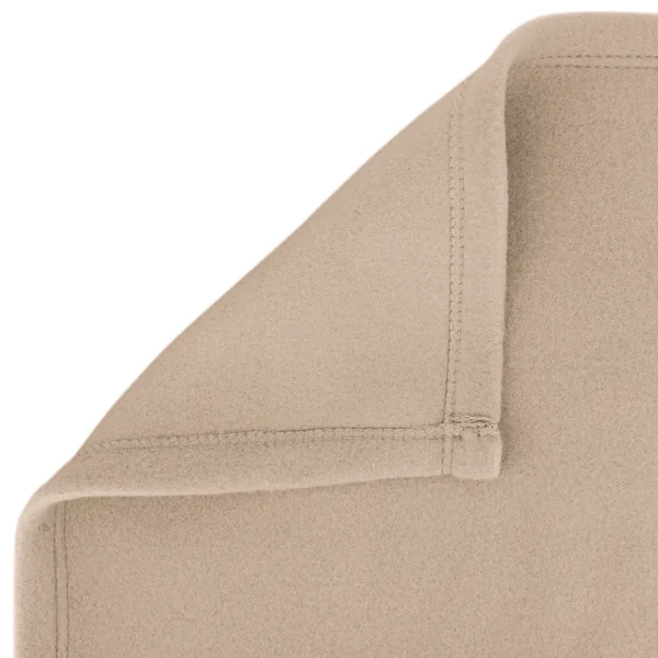 Couverture polaire 220x240 cm Isba, Sable - 100% Polyester 320 g/m2, traité non-feu