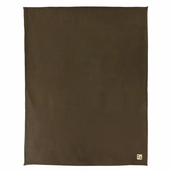 Couverture polaire luxe 180x220 cm 100% polyester 430 g/m2 NARVIK Marron Chocolat