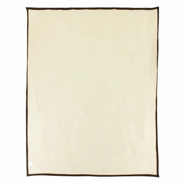 Couverture polaire luxe 180x220 cm 100% polyester 430 g/m2 NARVIK Marron Chocolat