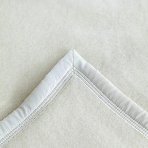 Couverture pure laine vierge Woolmark 500g/m², VOLTA 220x240 cm Blanc Naturel