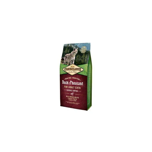 Croquettes pour chat Carnilove duck & pheasant for adult cats - 6 kg