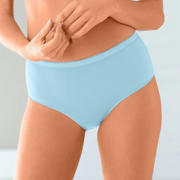 Culotte maxi basique - lot de 3, ciel + corail + lavande