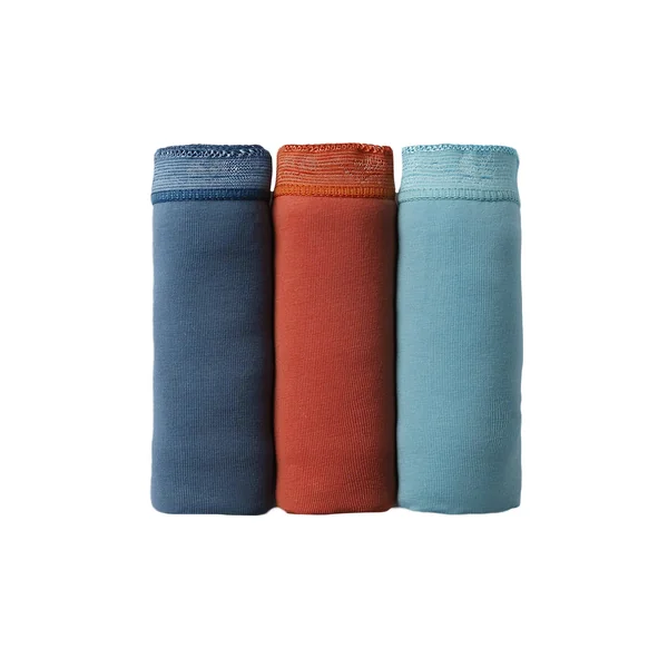 Culotte maxi basique - lot de 3, orange + bleu + bleu canard